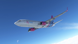 FlySafair Boeing 737-800 PMDG BW ZS-ZWM New Livery 2022 thumbnail 2