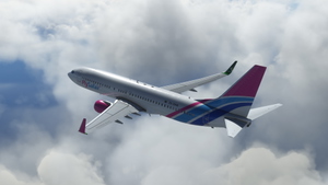 FlySafair Boeing 737-800 PMDG BW ZS-ZWM New Livery 2022 thumbnail 8