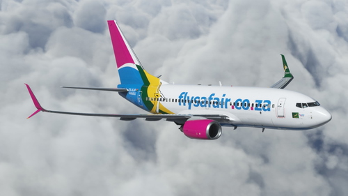 FlySafair Fictional Boeing 737-700 PMDG SSW ZS-SJR Go Bokke #SA