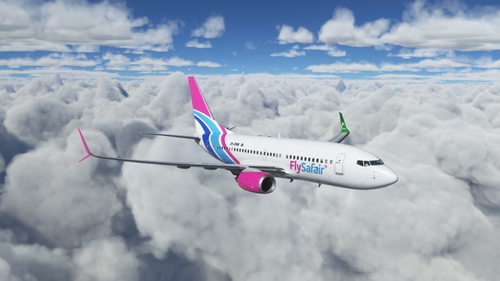FlySafair Fictional Boeing 737-700 PMDG SSW ZS-ZWM New Livery 2022