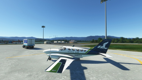 Flysimware C414AW Gull Air N402GA Ficticious livery request