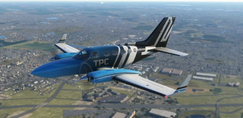 Flysimware Cessna 414 AW - TPC livery