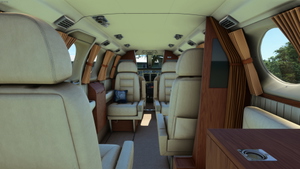 Flysimware Cessna 414AW Mahogany Interior Mod thumbnail 3