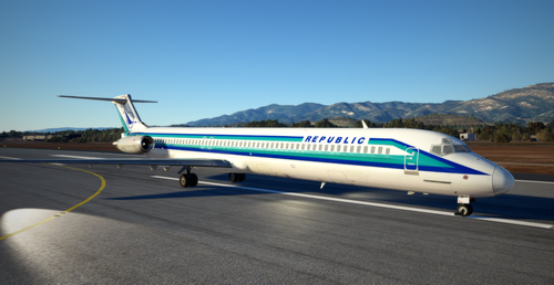 FlytheMaddog X MD-80 - Livery repaint for Republic Airlines.