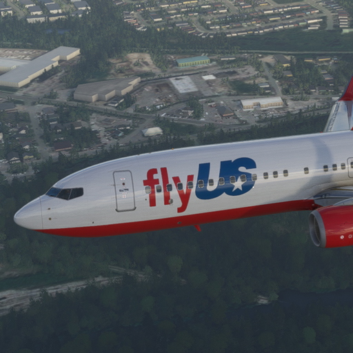Flyus (GTA5) PMDG 737-800w (White Tail) - Image 1