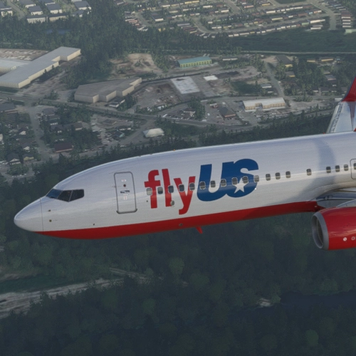 Flyus (GTA5) PMDG 737-800w (White Tail)
