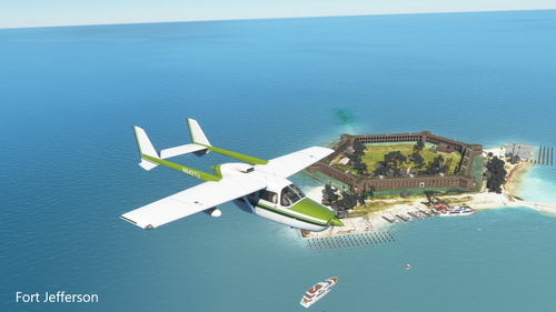 Fort Jefferson Dry Tortugas Flight Plan