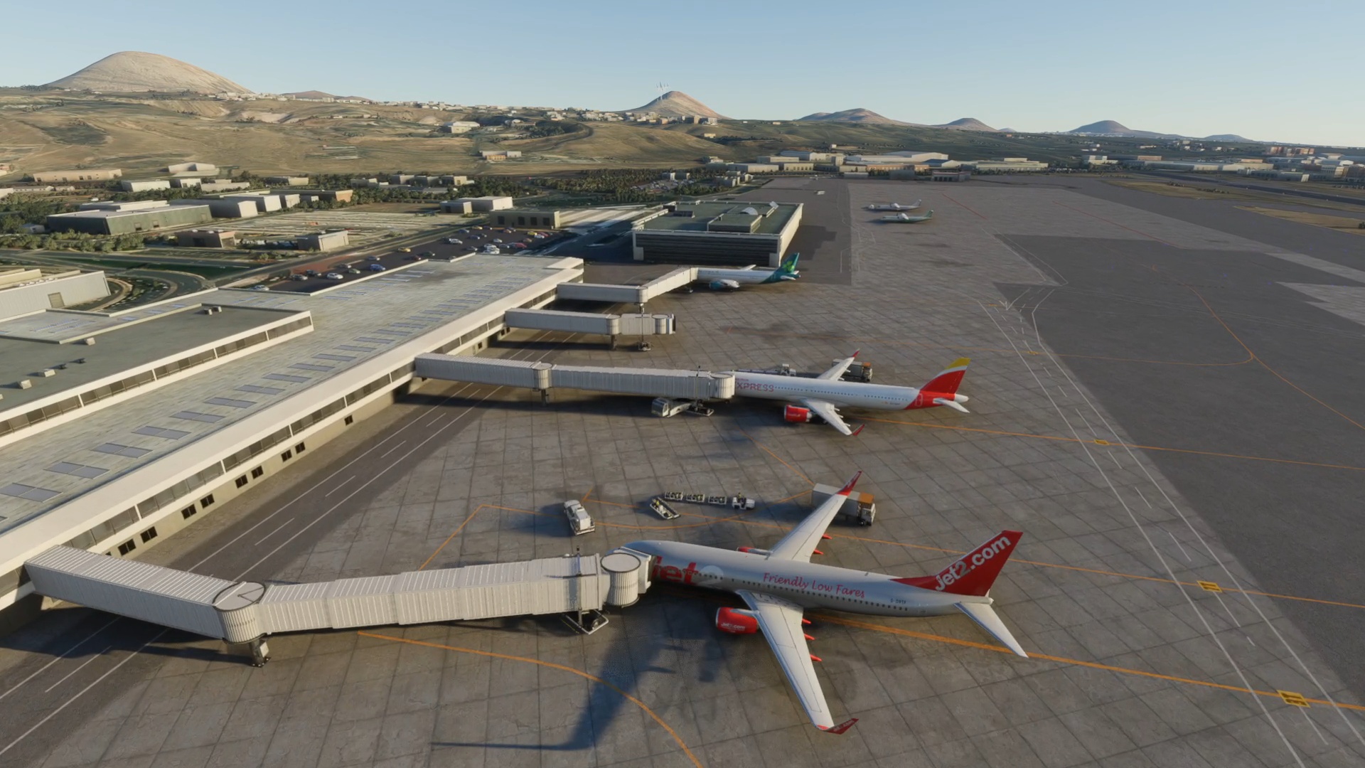 FS Traffic Lanzarote Airport GCRR For Microsoft Flight Simulator MSFS FS Traffic Lanzarote Airport GCRR For Microsoft Flight Simulator MSFS