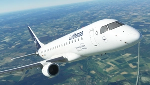FSS E-175 Lufthansa Livery thumbnail 4