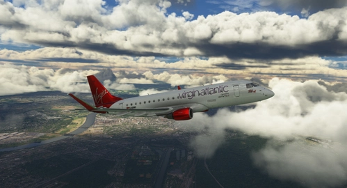 FSS E-175 Virgin Atlantic Livery D-AEMC