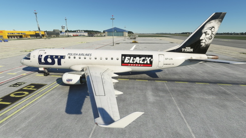 FSS - E-Jets 175 LOT Polish Airlines Mike Tyson