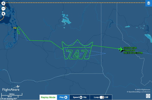 Full last 747 flight plan 