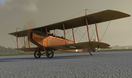 Full Real Wood and Brass of Curtiss JN4