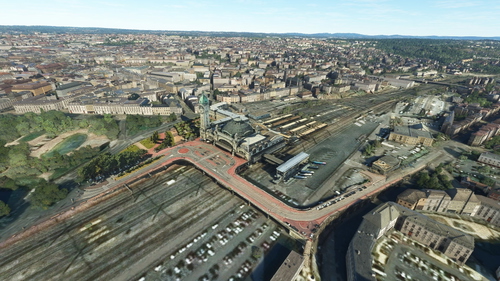 Gare de Limoges Bénédictins and other landmarks