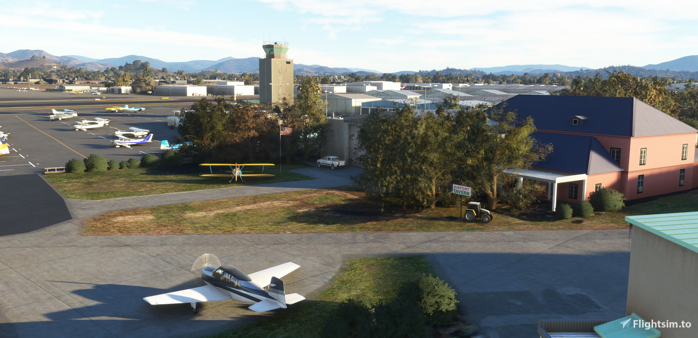 San Diego Gillespie Field (KSEE) for Microsoft Flight Simulator MSFS