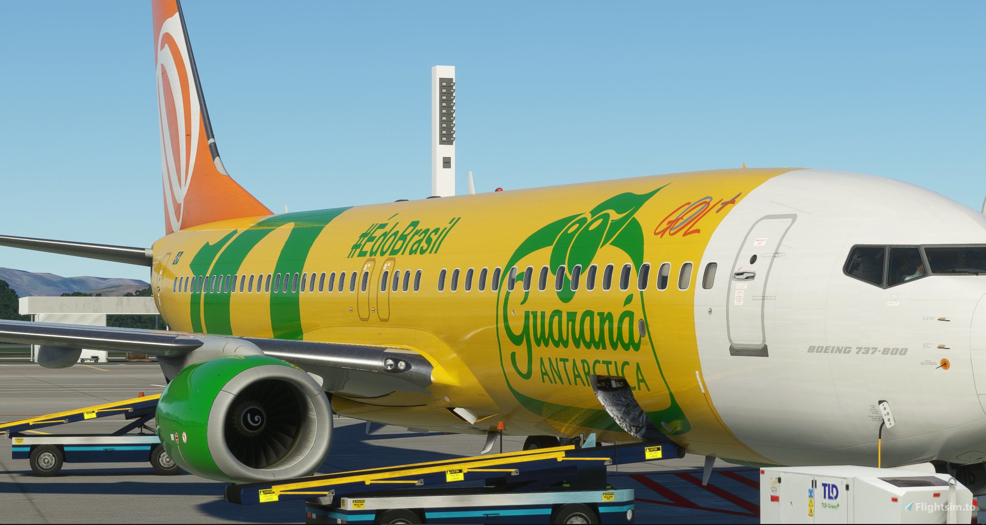 Gol (Guaraná Antarctica) | PR-GUP | PMDG 737-800 | 8K Resolution