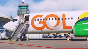 GOL Linhas Aereas 'Brazil Football' PR-GUM - PMDG 737-800 thumbnail 1