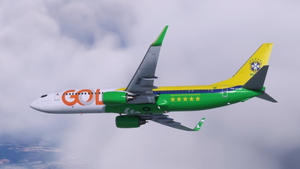 GOL Linhas Aereas 'Brazil Football' PR-GUM - PMDG 737-800 thumbnail 8
