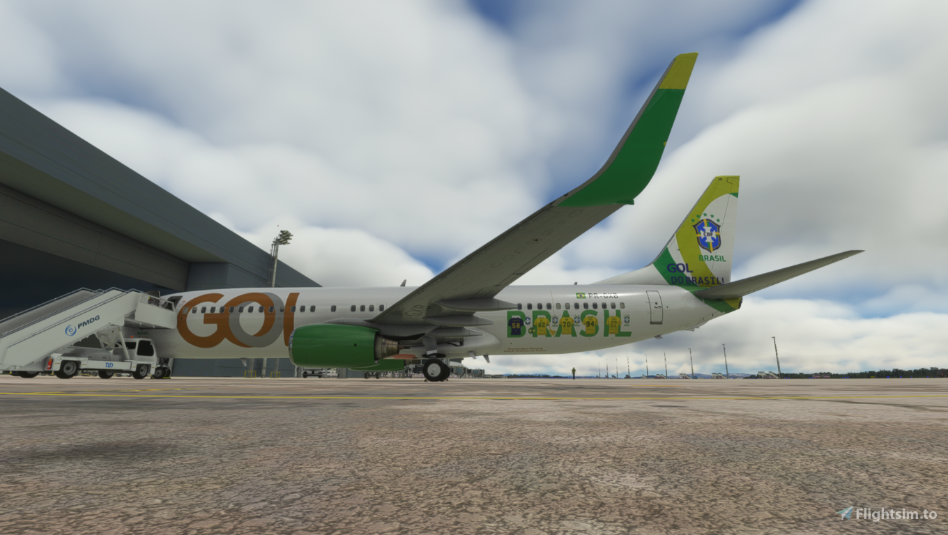 ゴル航空 737-800 PR-GXB 1/400 Gol Linhas Aéreas(GOL Do Brasil) B737-800w Reg: PR-GXB NG