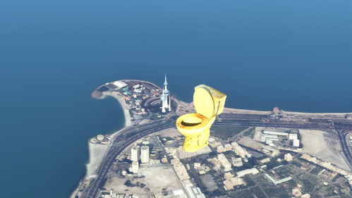 Golden Toilet livery for the Flying Toilet