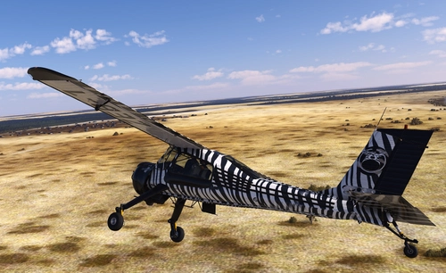 Got Stripes Wilga Zebra Livery for Stol Safaris