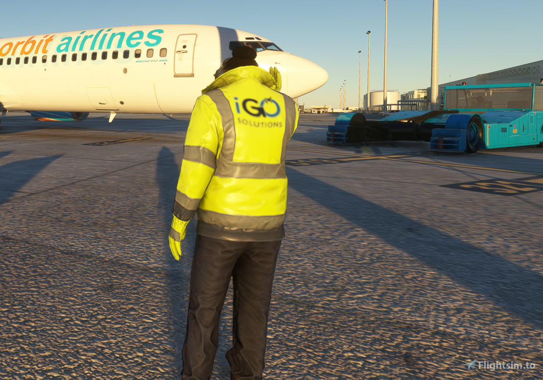 Ground Service Uniform (IGO Solution) for Microsoft Flight Simulator MSFS