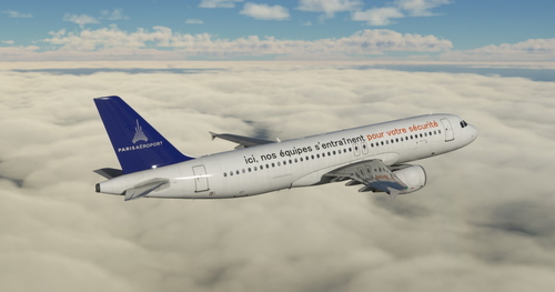 Groupe ADP / Paris Aeroport "F-GJVW" (Paris firefighter training aircraft) Fenix A320 Ceo