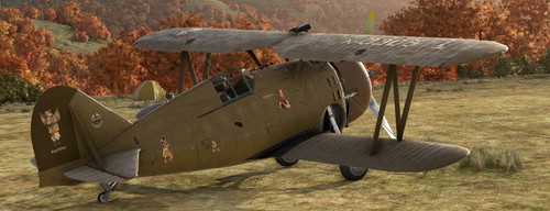 Grumman F3F brown N-0305 Kachina