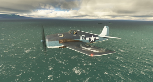 Grumman F6F-5 Hellcat US Navy VF-38 #117 "Lolly"