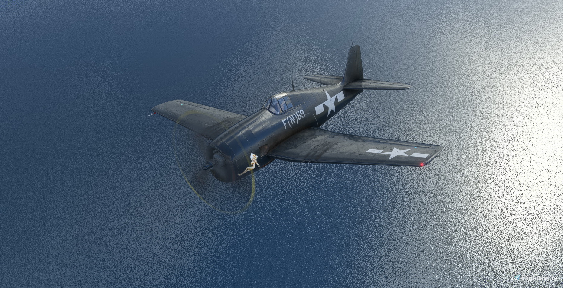 Grumman F6F-5 Hellcat US Navy VNF(N)-541 F(N)59 - Aircraft