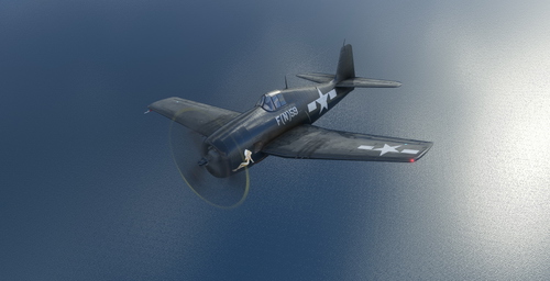 Grumman F6F-5 Hellcat US Navy VNF(N)-541 F(N)59