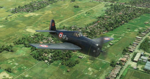 Grumman F6F Hellcat French Navy 11F 6 and 11F 20