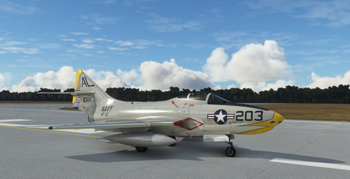 Grumman F9F-8 Cougar VF-13 #203
