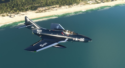 Grumman F9F-8 Cougar VF-51 #116 