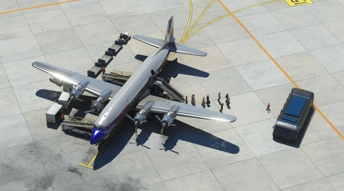 GSX Pro PMDG DC-6B Aircraft / Airplane Profile