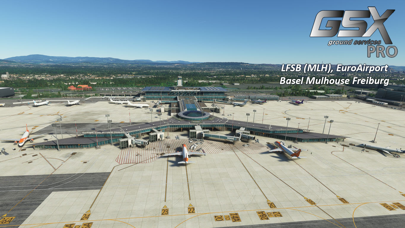 GSX PRO Profile for LFSB (Euroairport Basel Mulhouse Freiburg) by Justsim (in-game Marketplace V) - Image 1