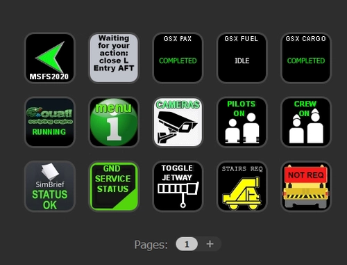 GSX PRO StreamDeck 15KEY Profile & AAO Scripts