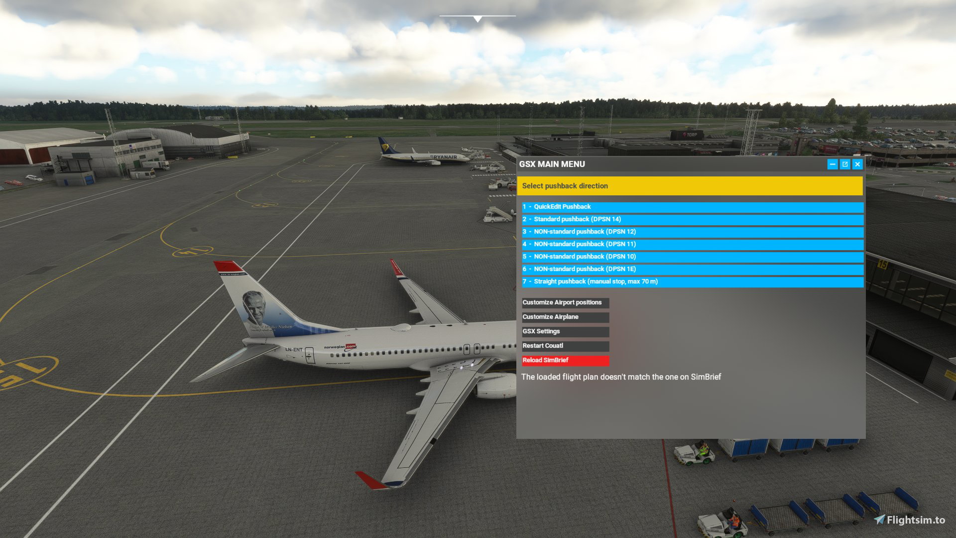 GSX profile - Sandefjord Airport Torp ENTO (ORBX) - Image 1