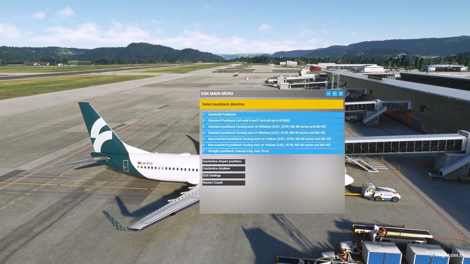 GSX profile - Trondheim Airport ENVA (AEROSOFT) - Image 1