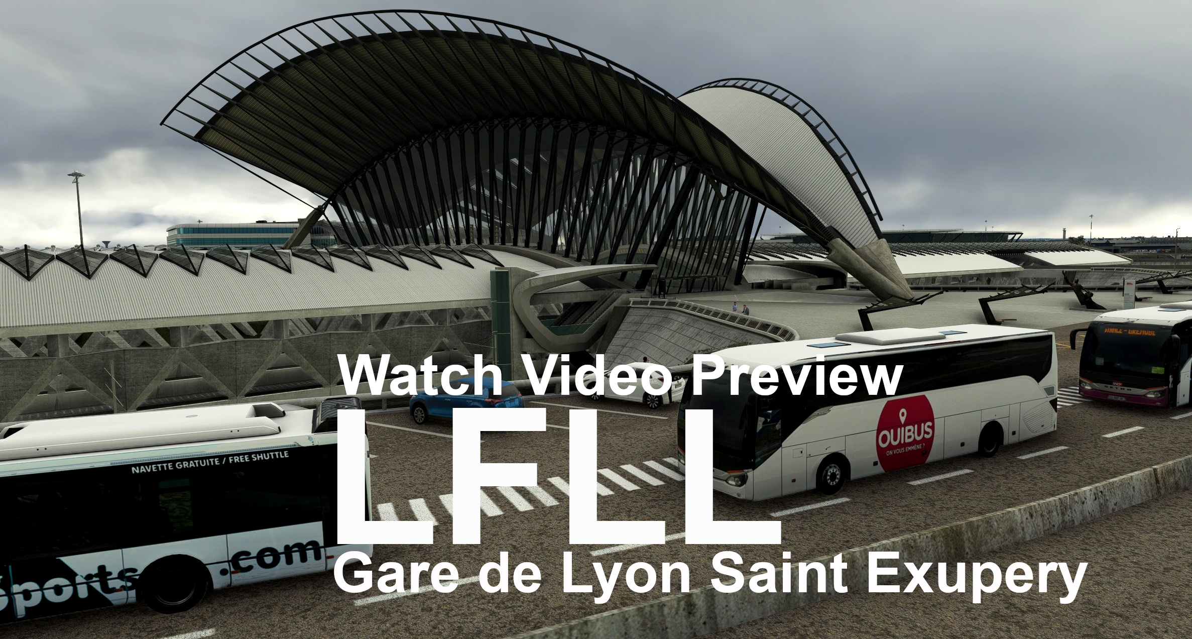 GSX profile for Gare de Lyon Saint Exupery Airport LFLL by Digital Design - Image 2