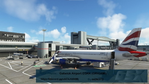 GSX Profile - 	Gatwick Airport EGKK (ORIGAMI/mkvy) thumbnail 2