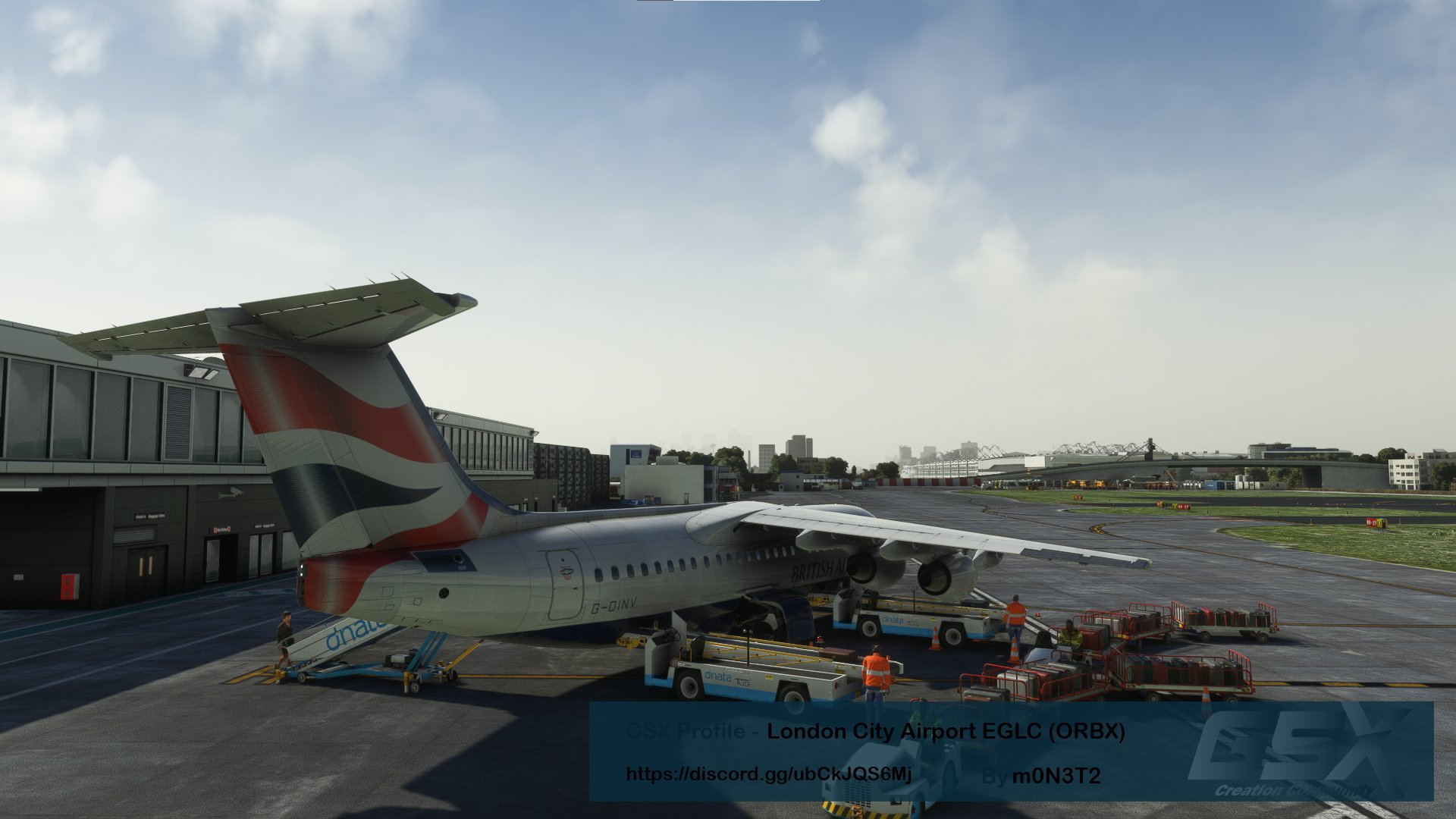 GSX Profile - 	London City Airport EGLC (ORBX) - Image 1