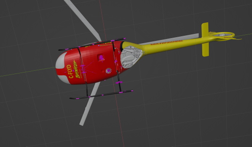 Guimbal Cabri G2 BAYWATCH helicopter C-FLYD