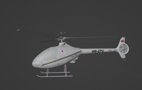 Guimbal Cabri G2 HB-ZPU Heli-TV SA, Lodrino