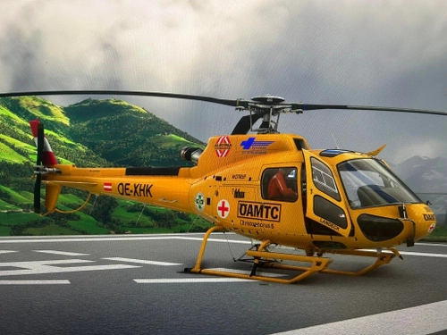 H125 CowanSim Flugrettung ÖAMTC