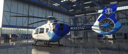 H-135 (HPG) Hackensack UMC Air Med 1   N551HU