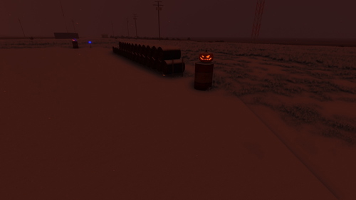 Halloween decorations for Whale Cove (CYXN)