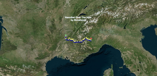 Hannibal Crossing The Alps