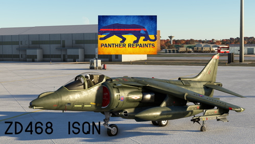 Harrier GR9 ZD468 Royal Air Force, 1 Sqn.