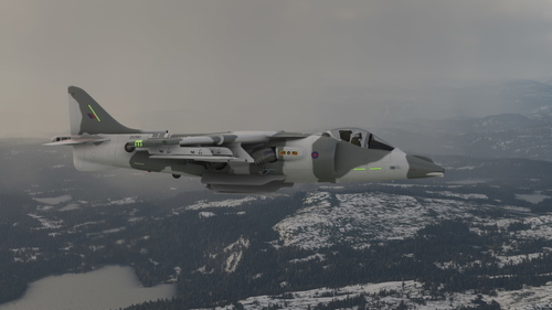 Harrier GR9 ZG510 Arctic Camo